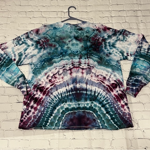 Handmade Tie Dyed Long Sleeve Shirt - Picture 2 of 10